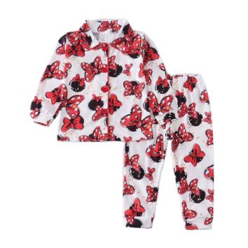 Kids Sleepwear Mickey Bow Print Baby Boy Printed Pajama Sets