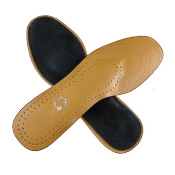 Latex Foam Pain Relief Insole Pu Leather Shoe Insole for Comfortable Walking