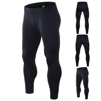 Legging for Man Gym Wear Plain Black Fit Leggings Sports Yaga Wear T-Shirt for Men Training Wear With