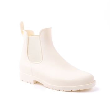 Light Weight White Little Girl Adult Rain Boots