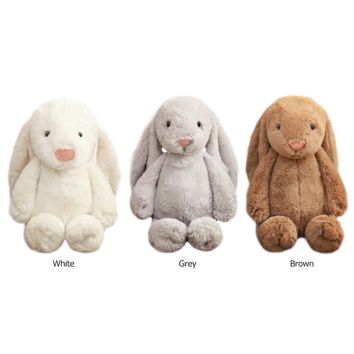 Long Eared Rabbit Plush Toy Soft Stuffed Doll Pendant Baby Girls Birthday Gifts Rabbit Grab Machine Throwing Doll