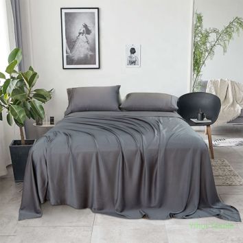 Luxury Hotel Bed Linen Soft Washable Bamboo Bedding Set Queen King All Size 100% Organic Bamboo Bed Sheet Set