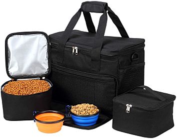 Mall Dog Sport Supplies Kit Toy Dry Food Storage Pet Tote Accessories Zipper Dog Travel Bag