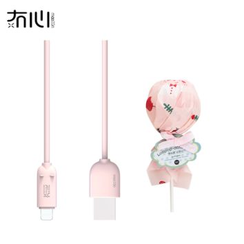 Maoxin Unique Beautiful Lollipop Package Design 1M Ip Type C Data Usb Cable Micro Usb