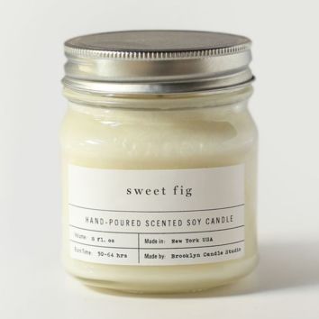 Fall Scented Unlabeled Soy Wax Candles in Mason Jars