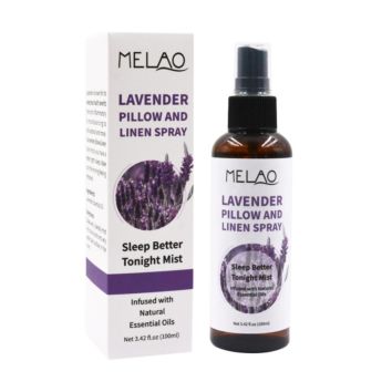 Melao Lavender Pillow and Linen Mist Spray for Deep Sleep