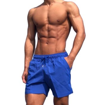 Men Casual Breathable Work Pants Pockets Beach Solid Color Sport Shorts Men Short Jogger Shorts with Pocket Nylon Short