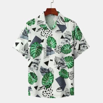 Men Casual Hawaii Beach Shirts