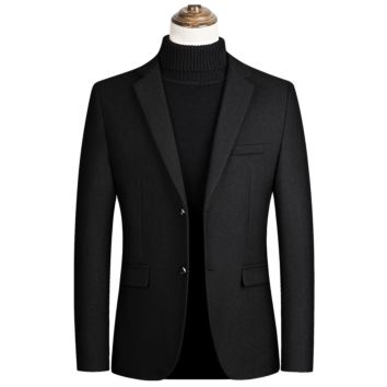 Men's Business Suit 2 Buttons Men Wool Coat Design