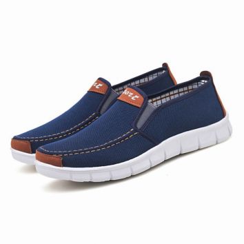 Men's Casual Canvas Shoes Soft and Comfort Shoes