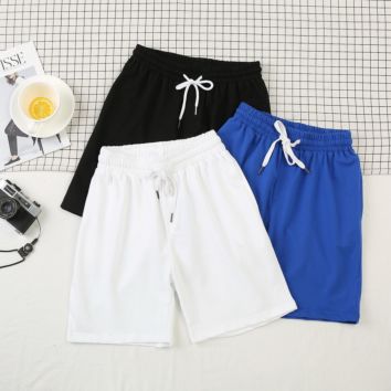 Men's Sport Shorts Thin Casual Bermudas Black Classic Clothing Beach Shorts Male