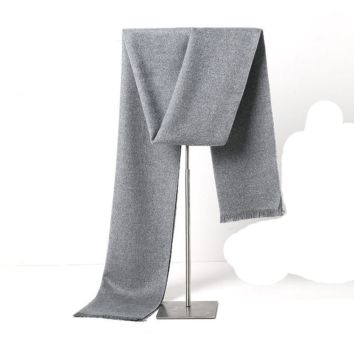 Men's Super Thick Faux Cashmere Scarf