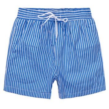 Mens Vertical Stripe Board Shorts