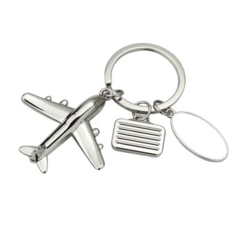 Metal Airplane Shape Key Chain Birthday Christmas Gifts for Keychain Sets