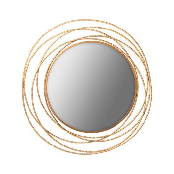 Metal Mirror Wall Decor round Metal Wall Mirror for Home Decorative Wall Mirror