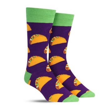 Mexican Taco Socks Men Women Print Funny Sock