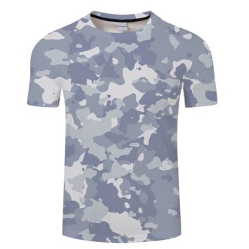 Mock Neck Shirt Men Oversized T-Shirt Sublimation Man Cotton 100% Vintage Football Logo Camo T Shirt