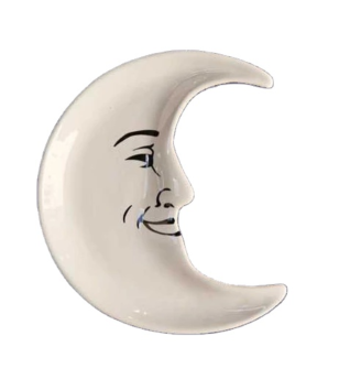 Moon Face Jewelry Ceramic Trinket Dish