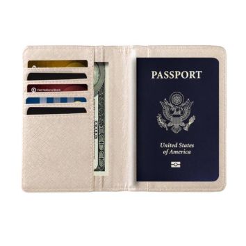Multifunction Pu Leather Travel Document Credit Card Wallet Passport Holder