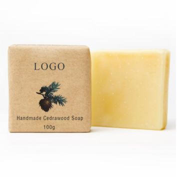 Natural Vegan Manly Wood Scented Cedar Citrus Soap for Men
