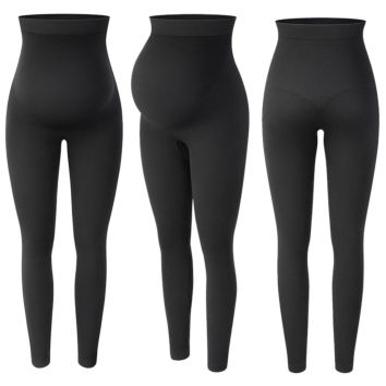 Nylon Super Soft Seamless Maternity Yoga Pants Support Belly Leggings Pregnancy Trousers Pregnant Women Sport Pa