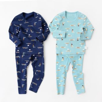 Organic Cotton Baby Pajamas Bamboo Toddler Loungewear Infants Jammies Boys Pyjama Sleepwear Kids Set Toddlers Fall Pajamas