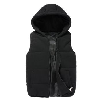 Outdoor Unisex Warm Hooded Vest