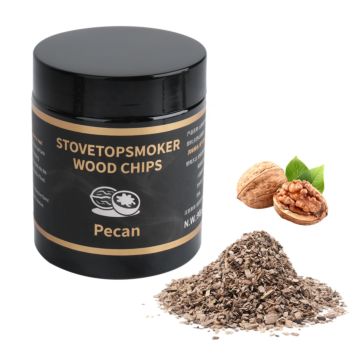 Pecan Fragrance 90 Gram Wood Chips for Smoke Infusers Food Drinks Smoke Machine Chips