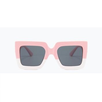 Personality Trend Double Color Sunglasses for Girl Narrow Small Frame Eyewear Outdoor Beach Comfortable Shades for Female