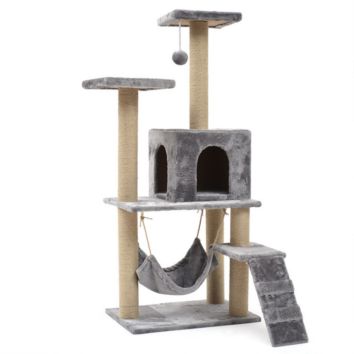 Pet House Large Scratcher Tower Climbing Furniture Interactive Toys Platform Cat Tree