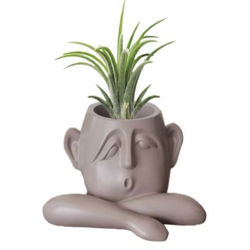 Plant Pots Resin Face Planters Orchid Pot