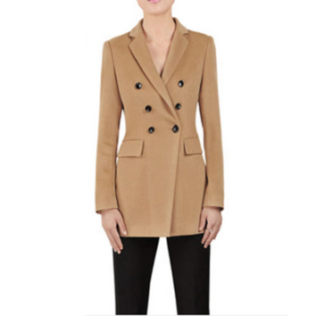 Popular Promotional Blazers and Pants Ladies Women Casual Double Breasted Coat for Womens Blazer