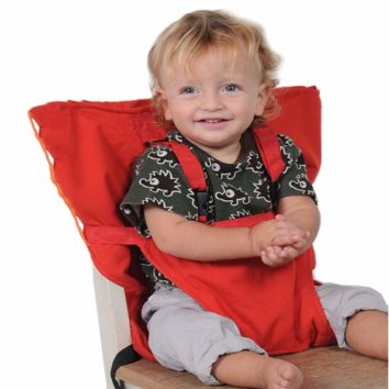 Portable Travel High Chair and Safety Seat Belt for Infants and Toddlers Safety Seat with Straps