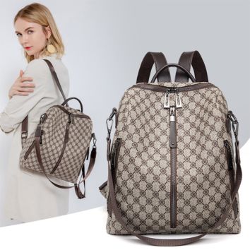Printed Pattern Backpack School Messenger Designer Bags Travel for Women