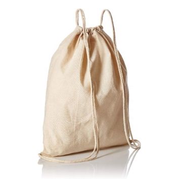 Promotional Eco Organic Plain Cotton Drawstring Bags