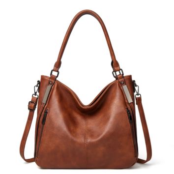 Pu Leather Shoulder Bag Tote Hand Bag Lady Handbag Designing Bags Soild Color Purse Handbags for Women