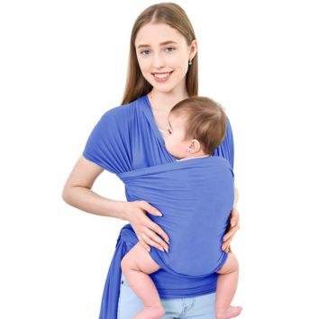 Purple Hands Free Baby Carrier Infant Sling Lightweight Baby Wrap Carrier Newborn Breathable Softness Baby Wrap Carrier Newborn