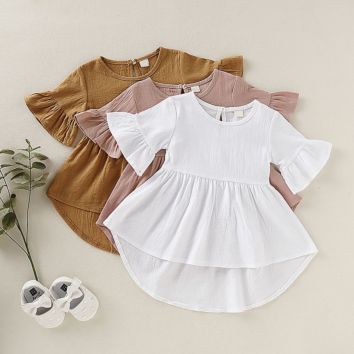 R12# Slip Dress Toddler Girls Clothing Long Skirt Strip Kids Dress