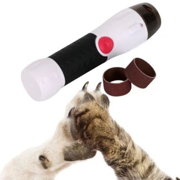 Rechargeable Pet Nail and Claw Rotating File with 7000-14,000 Rpm's for Dogs, Cats, and Other Small Animals as Seen on Tv
