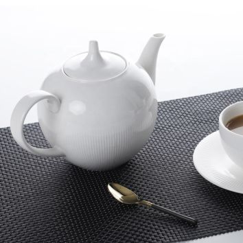 Reliable Hotel Porcelain Teapots, Style Cetering Ceramic Tea Pot/