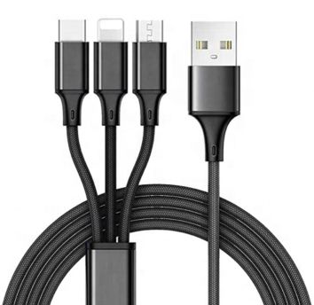 Rotating Data Cable Trends Rotating 3 in 1 Usb Connector Data Cable Protector