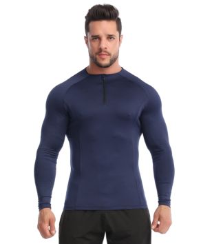 Rx Long Sleeve Men Sauna Suit Sweat Activated T Shirt Fitness Dryfit T-Shirts Sports