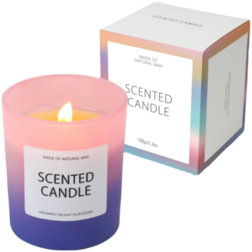Scented Candles Frosted the Candle Jar in Private Label Scented Soy Wax Candles