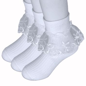 Sell Cute Baby Girls Princess Lace Girls Toddler Ruffle Butterfly Lace Socks