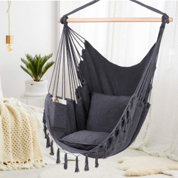 Seller Hanging Chair Hammock with Two Pillows