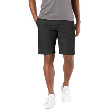 Shinesia Men's Shorts plus Size Cotton Zipper Waist 2 Side Pockets Fit Stretch Work Outdoor Casual Shorts