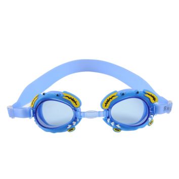 Sinle Crab Cartoon Shape Novelty Swimming Goggles Tempered Glass Children Swimming Goggles for Kids Safety