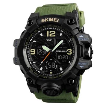 Skmei 1155B Watches Dual Display Military Digital Boys Watches Men Wrist Luxury Waterproof Electronic Wrist Watch