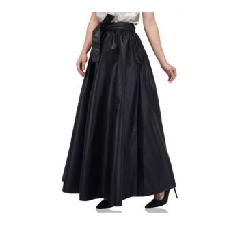 Solid Black Long Maxi Skirt Dresses Women Clothing Traditional African Dress