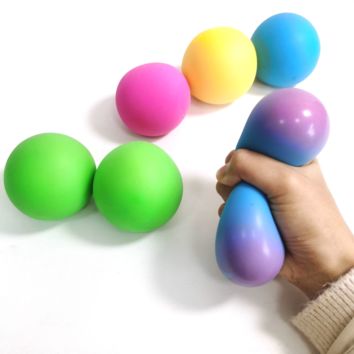 Squeeze Toys Eco-Friendly Tpr Color Changing Anti-Stress Squishy Ball Sensory Toy Color Changing Stress Ball